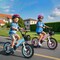 Purple Carbon Steel Kids Sport Bicycle with Dual Brakes, Training Wheels and Basket